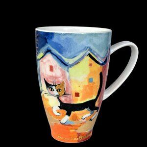 Goebel Rosina Wachtmeister Cat Coffee Mug Amico Signed